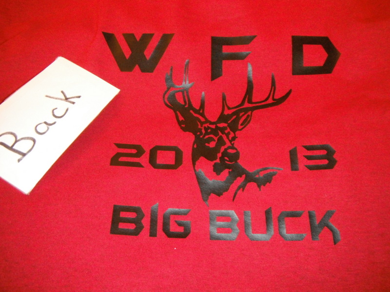 WFD 2013 Big Buck screen print back