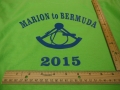 Screen print Marion to Bermuda 2015 with sextant logo